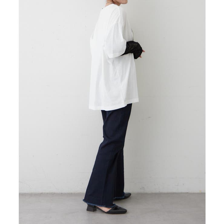 袖レース転写大人Tシャツ | RMAF　NICE CLAUP / OLIVE des OLIVE | 詳細画像8 