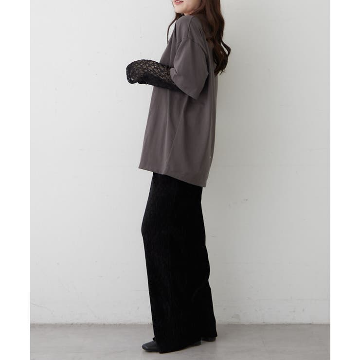 袖レース転写大人Tシャツ | RMAF　NICE CLAUP / OLIVE des OLIVE | 詳細画像15 