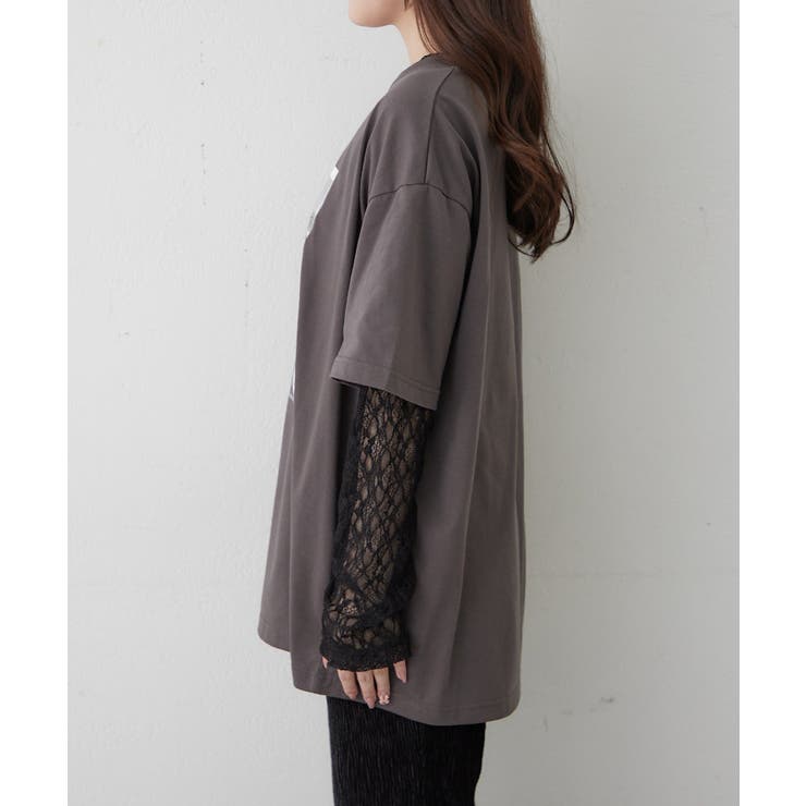 袖レース転写大人Tシャツ | RMAF　NICE CLAUP / OLIVE des OLIVE | 詳細画像18 
