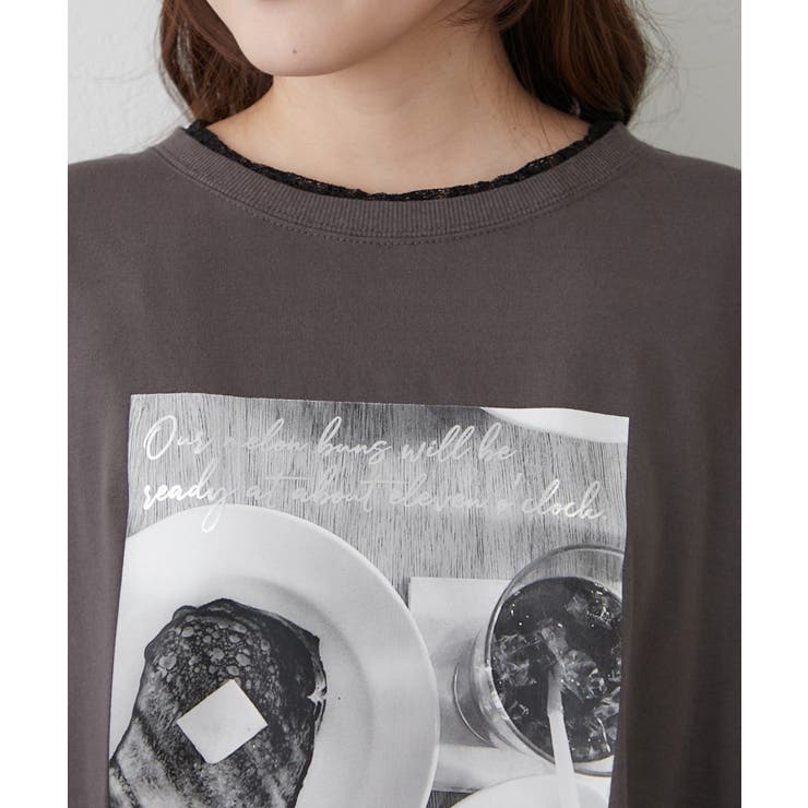 袖レース転写大人Tシャツ | RMAF　NICE CLAUP / OLIVE des OLIVE | 詳細画像20 