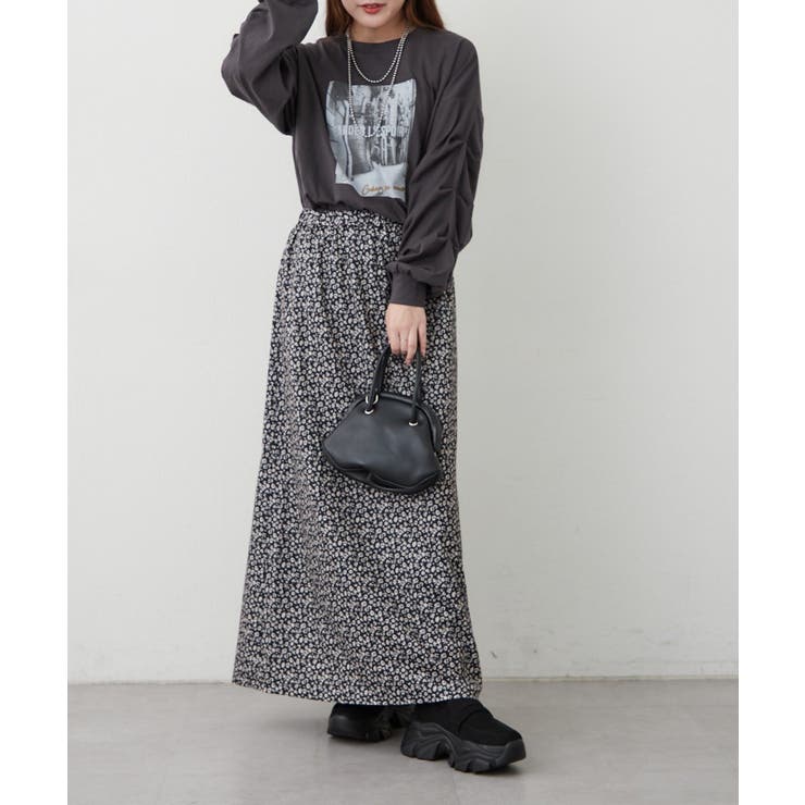 タック袖ロンT | RMAF　NICE CLAUP / OLIVE des OLIVE | 詳細画像7 