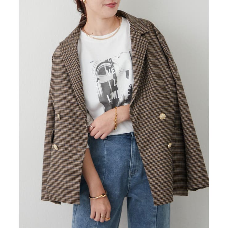 タック袖ロンT | RMAF　NICE CLAUP / OLIVE des OLIVE | 詳細画像4 