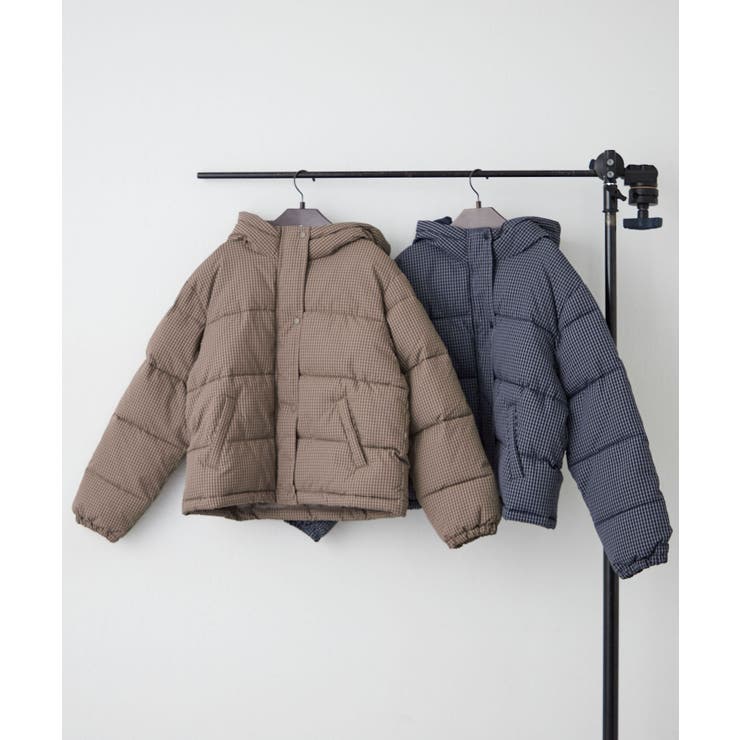チェック中綿ブルゾン | RMAF　NICE CLAUP / OLIVE des OLIVE | 詳細画像20 