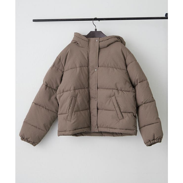 チェック中綿ブルゾン[品番：OLOW0019592]｜RMAF NICE CLAUP / OLIVE