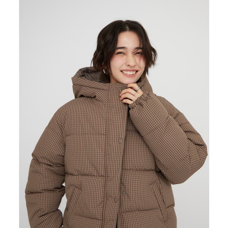 チェック中綿ブルゾン[品番：OLOW0019592]｜RMAF NICE CLAUP / OLIVE