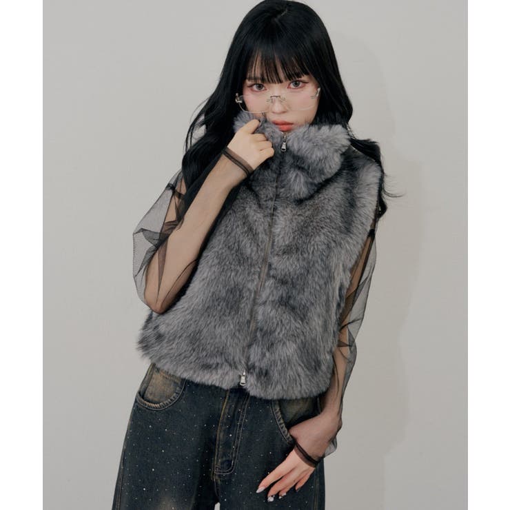 ミックスファージップベスト | RMAF　NICE CLAUP / OLIVE des OLIVE | 詳細画像9 