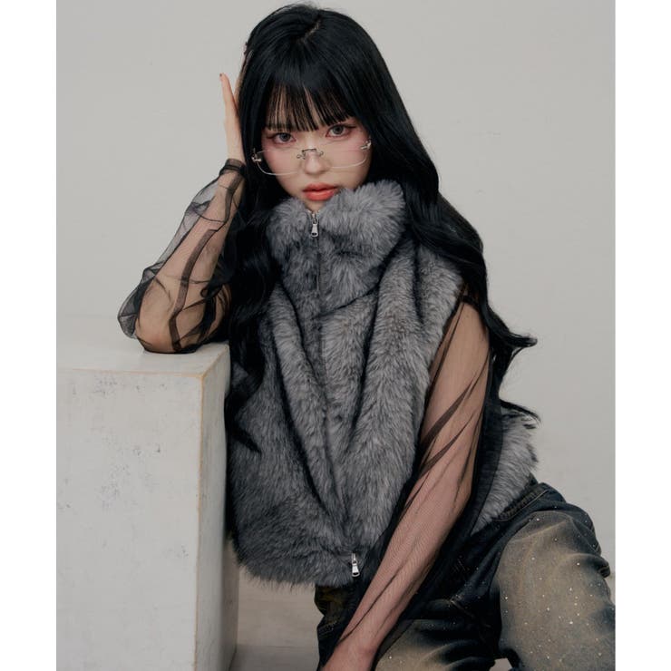 ミックスファージップベスト | RMAF　NICE CLAUP / OLIVE des OLIVE | 詳細画像2 
