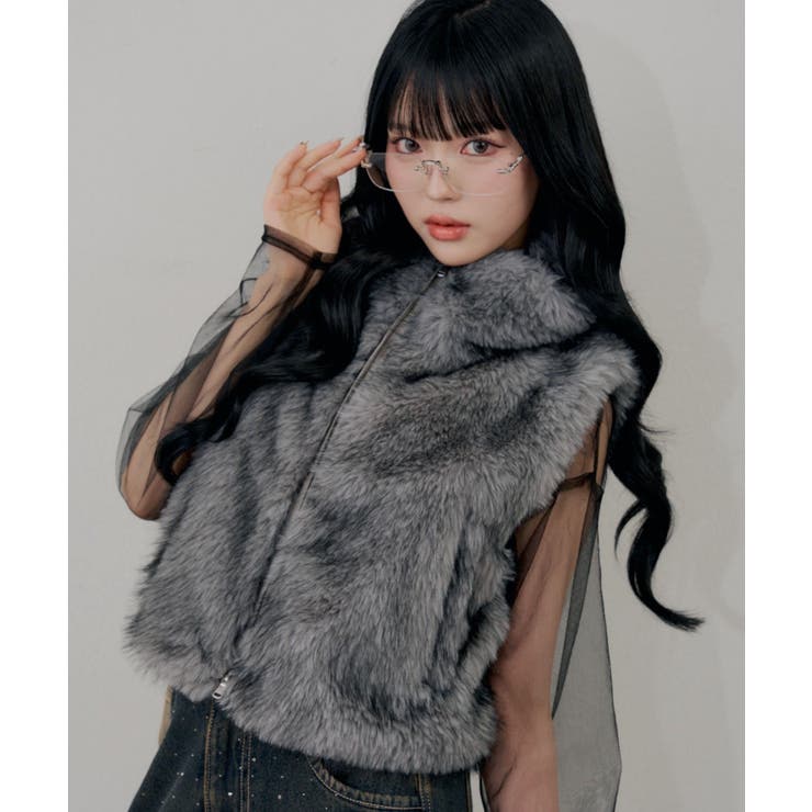 ミックスファージップベスト | RMAF　NICE CLAUP / OLIVE des OLIVE | 詳細画像3 