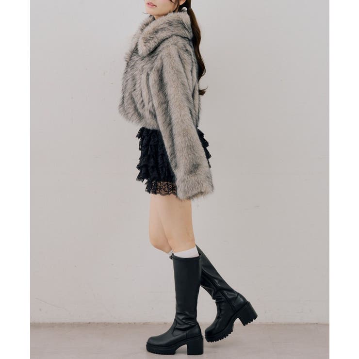 ミックスファービット付ブルゾン | RMAF　NICE CLAUP / OLIVE des OLIVE | 詳細画像7 