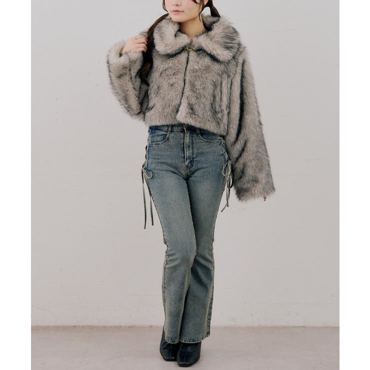 ミックスファービット付ブルゾン | RMAF　NICE CLAUP / OLIVE des OLIVE | 詳細画像9 