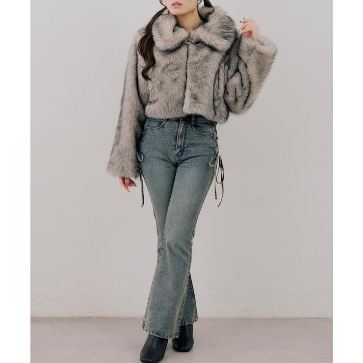 ミックスファービット付ブルゾン | RMAF　NICE CLAUP / OLIVE des OLIVE | 詳細画像10 