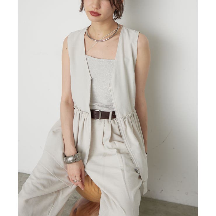 【セットアップ対応】ジップベスト | RMAF　NICE CLAUP / OLIVE des OLIVE | 詳細画像12 