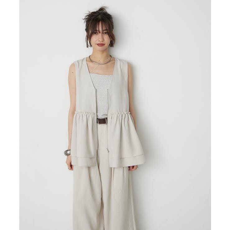 【セットアップ対応】ジップベスト | RMAF　NICE CLAUP / OLIVE des OLIVE | 詳細画像15 