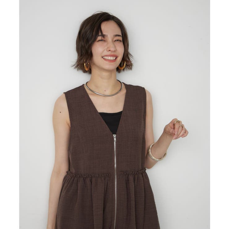 【セットアップ対応】ジップベスト | RMAF　NICE CLAUP / OLIVE des OLIVE | 詳細画像2 