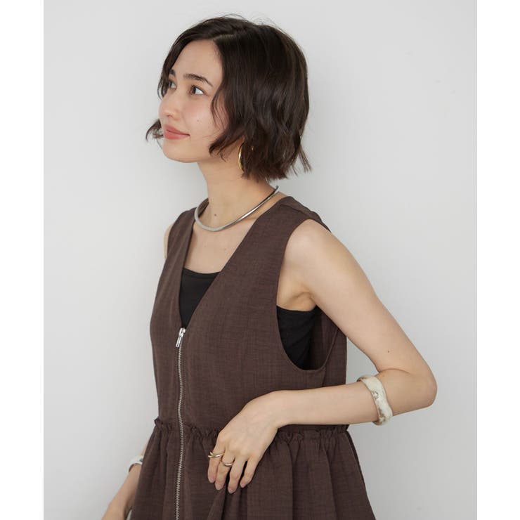 【セットアップ対応】ジップベスト | RMAF　NICE CLAUP / OLIVE des OLIVE | 詳細画像4 
