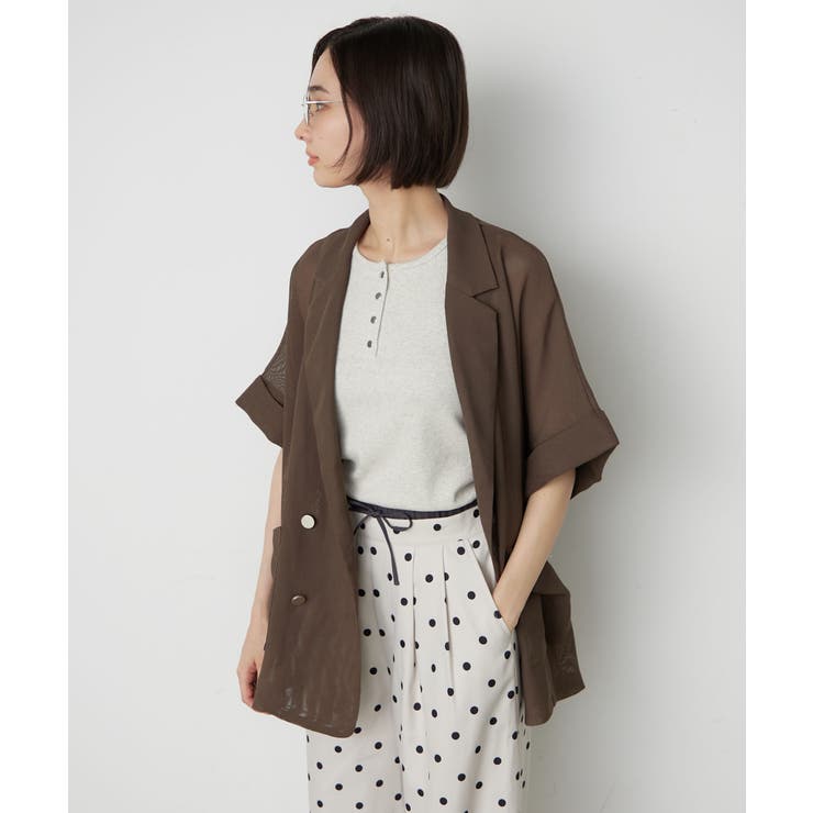 【夏も快適】メッシュダブルテーラージャケット | RMAF　NICE CLAUP / OLIVE des OLIVE | 詳細画像16 