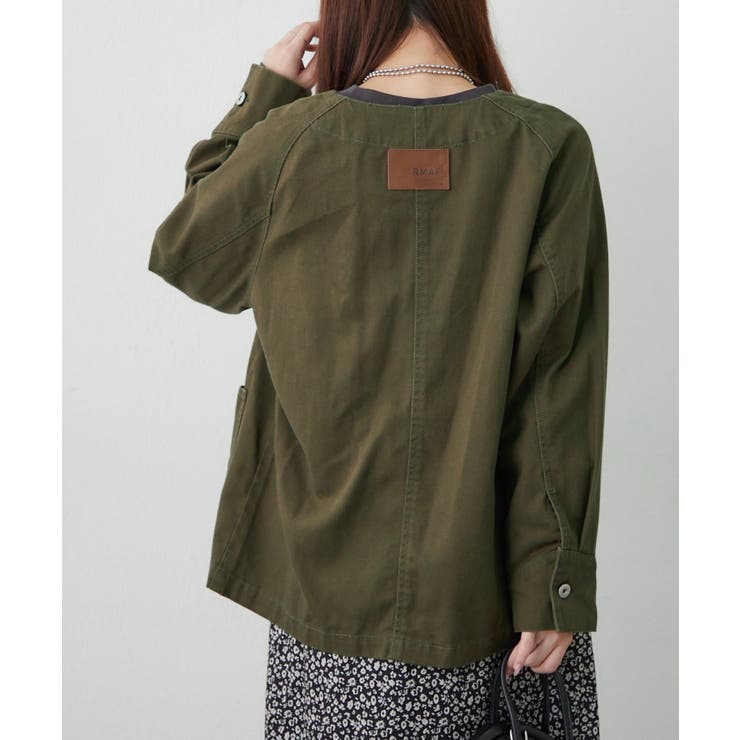 Vネックカバーオール | RMAF　NICE CLAUP / OLIVE des OLIVE | 詳細画像9 