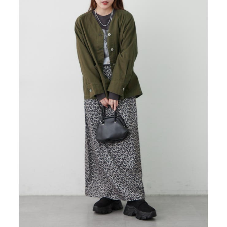 Vネックカバーオール | RMAF　NICE CLAUP / OLIVE des OLIVE | 詳細画像11 