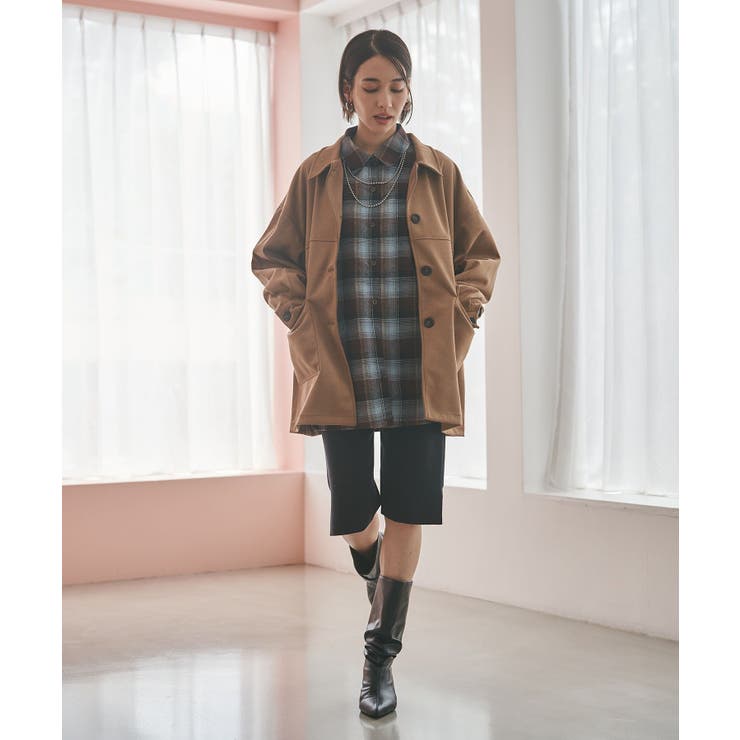 フェイクスエードカバーオール | RMAF　NICE CLAUP / OLIVE des OLIVE | 詳細画像10 