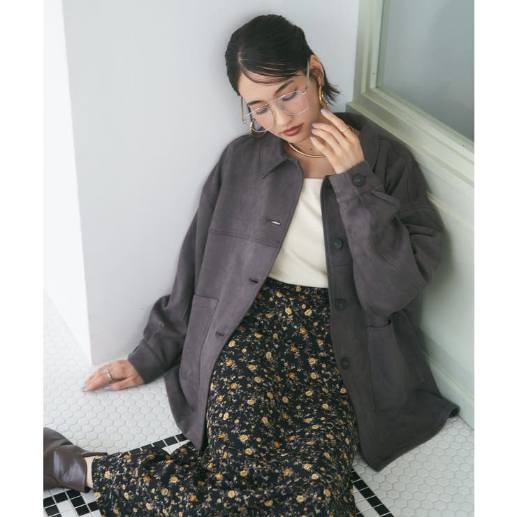フェイクスエードカバーオール | RMAF　NICE CLAUP / OLIVE des OLIVE | 詳細画像14 