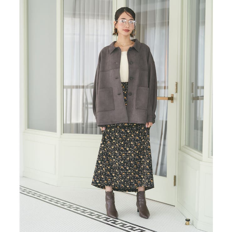 フェイクスエードカバーオール | RMAF　NICE CLAUP / OLIVE des OLIVE | 詳細画像21 