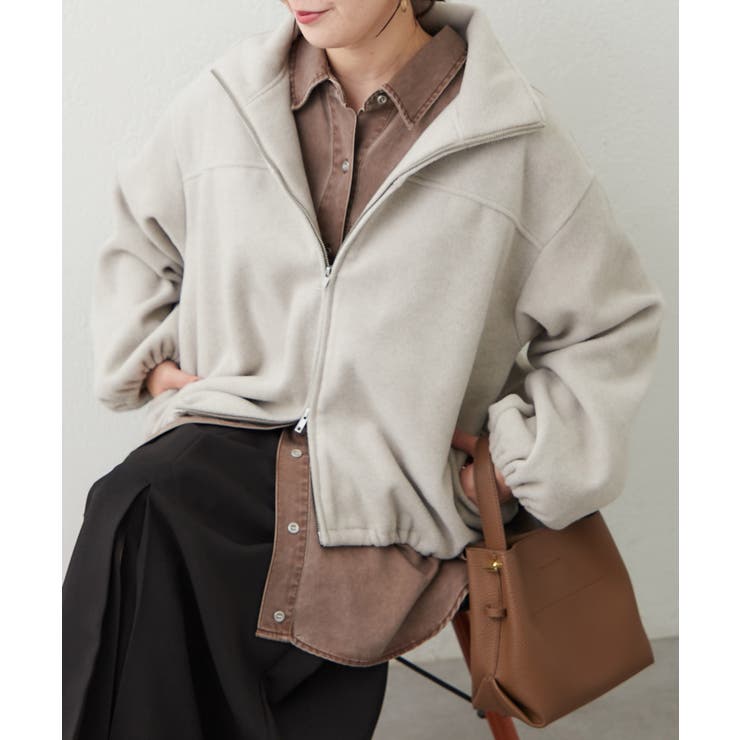 ダブルフェイススタンドブルゾン | RMAF　NICE CLAUP / OLIVE des OLIVE | 詳細画像10 