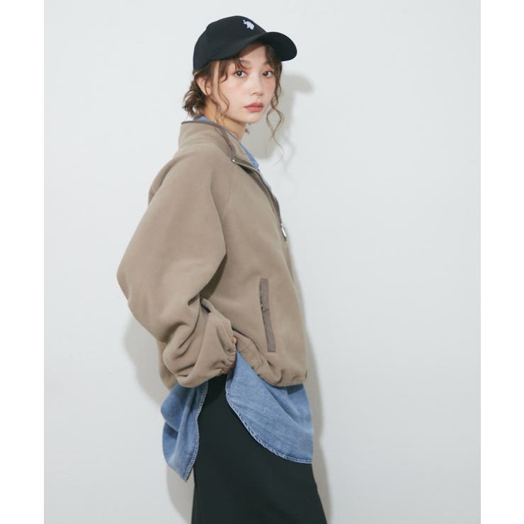 フリースハーフジッププルオーバー | RMAF　NICE CLAUP / OLIVE des OLIVE | 詳細画像24 