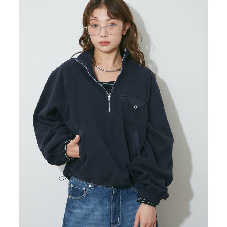 フリースハーフジッププルオーバー | RMAF　NICE CLAUP / OLIVE des OLIVE | 詳細画像29 
