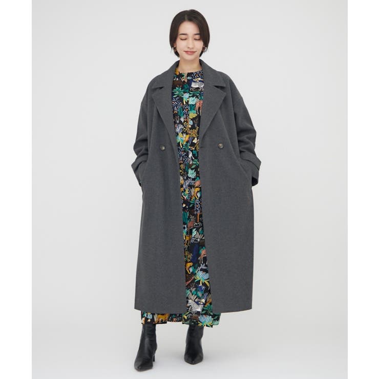 ダブルロングコート | RMAF　NICE CLAUP / OLIVE des OLIVE | 詳細画像14 