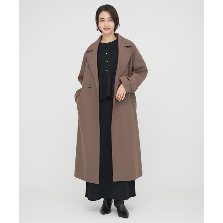 ダブルロングコート | RMAF　NICE CLAUP / OLIVE des OLIVE | 詳細画像2 
