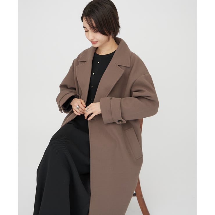 ダブルロングコート | RMAF　NICE CLAUP / OLIVE des OLIVE | 詳細画像3 