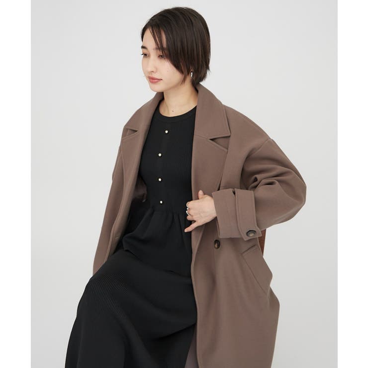ダブルロングコート | RMAF　NICE CLAUP / OLIVE des OLIVE | 詳細画像5 