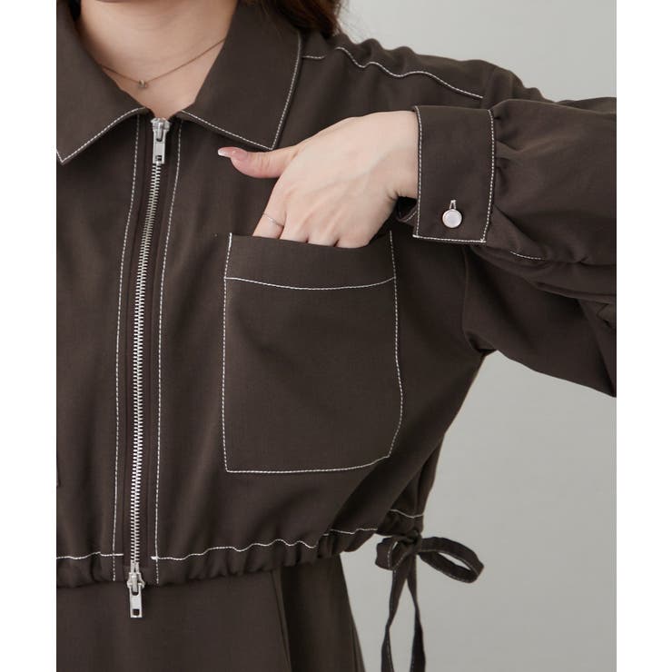 【セットアイテム】アソートブルゾン×キャミワンピース | RMAF　NICE CLAUP / OLIVE des OLIVE | 詳細画像14 