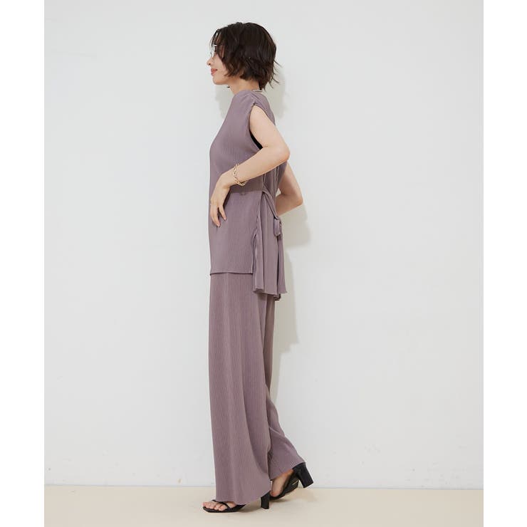 【セットアップ】クリスタルプリーツプルオーバー×パンツ | RMAF　NICE CLAUP / OLIVE des OLIVE | 詳細画像14 