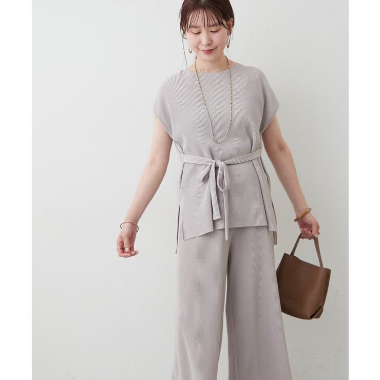 【セットアップ】クリスタルプリーツプルオーバー×パンツ | RMAF　NICE CLAUP / OLIVE des OLIVE | 詳細画像36 