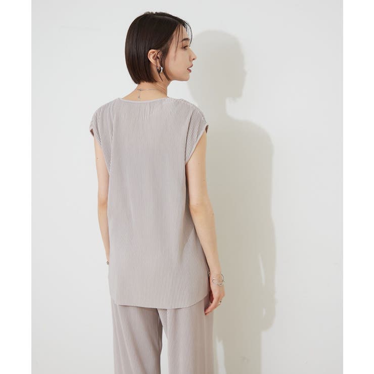 【セットアップ】クリスタルプリーツプルオーバー×パンツ | RMAF　NICE CLAUP / OLIVE des OLIVE | 詳細画像6 