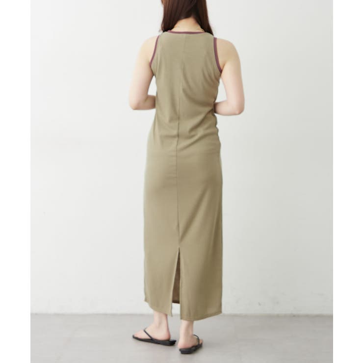 配色ヘンリータンクワンピース | RMAF　NICE CLAUP / OLIVE des OLIVE | 詳細画像10 