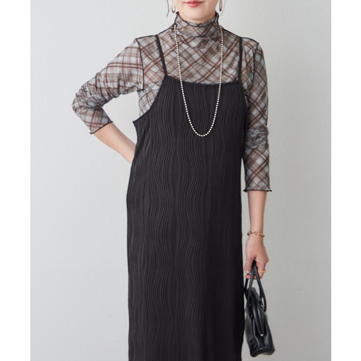 ブラック | ナミナミジャガードキャミジャンスカ | RMAF　NICE CLAUP / OLIVE des OLIVE
