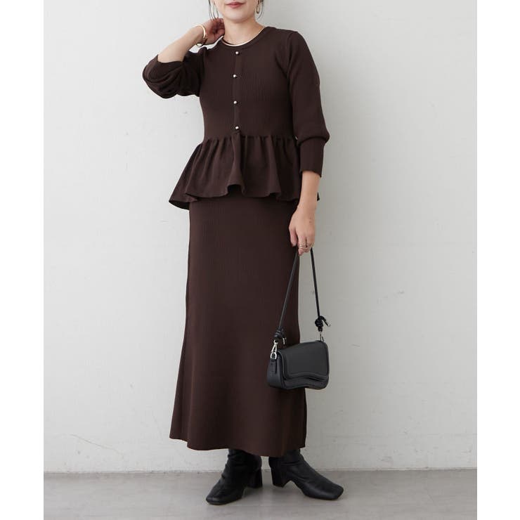 【セットアップ】Web限定 裾フリルプルオーバー×ナロースカート | RMAF　NICE CLAUP / OLIVE des OLIVE | 詳細画像15 