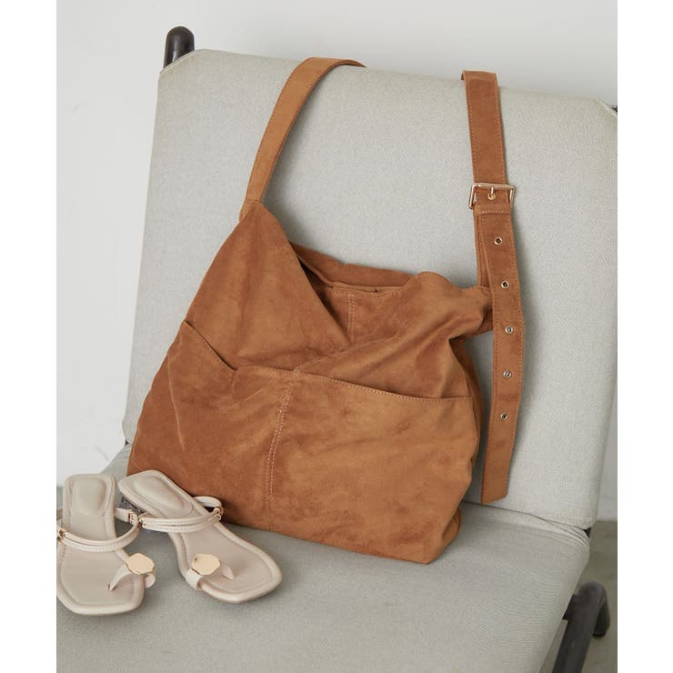 キャメル | スエードショルダーバッグ | RMAF　NICE CLAUP / OLIVE des OLIVE