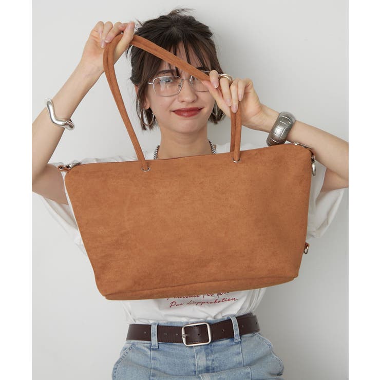 【Web限定】2WAYスエードトートバッグ | RMAF　NICE CLAUP / OLIVE des OLIVE | 詳細画像9 