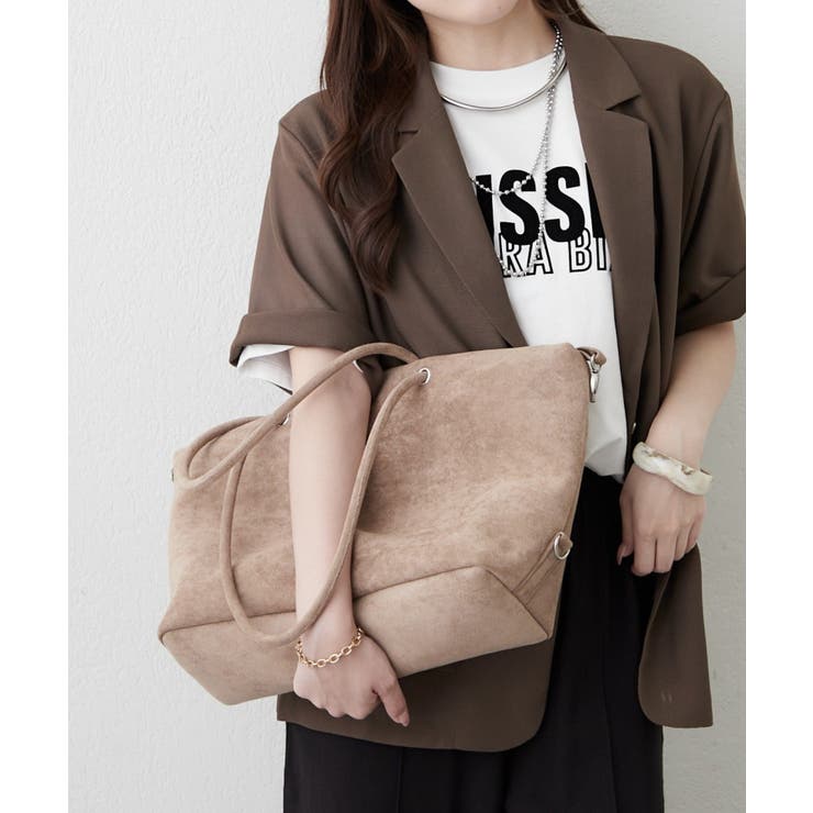 【Web限定】2WAYスエードトートバッグ | RMAF　NICE CLAUP / OLIVE des OLIVE | 詳細画像12 