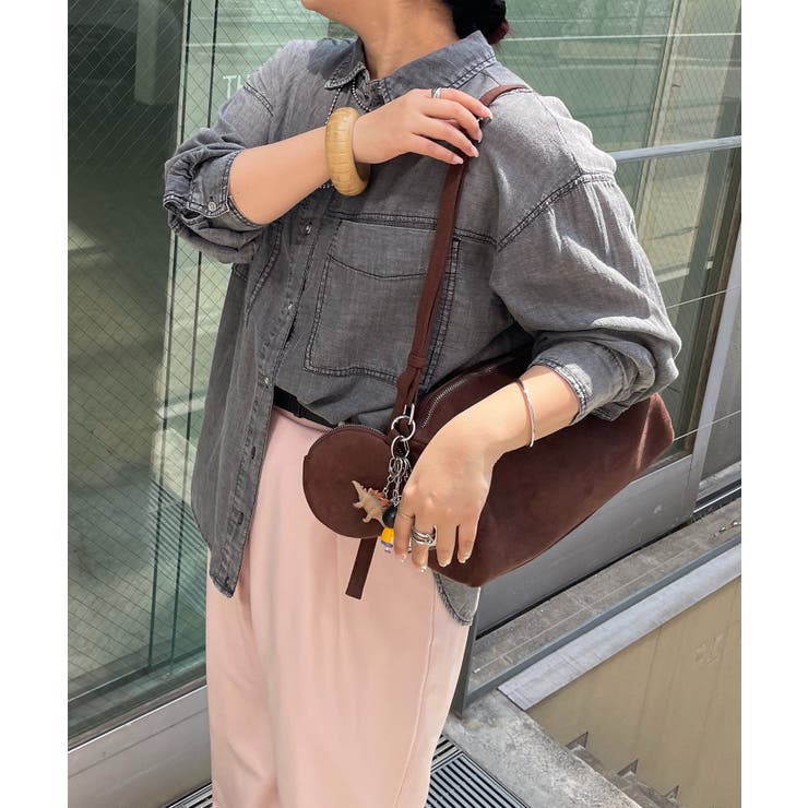 【Web限定】スエード横長ショルダーバッグ | RMAF　NICE CLAUP / OLIVE des OLIVE | 詳細画像10 