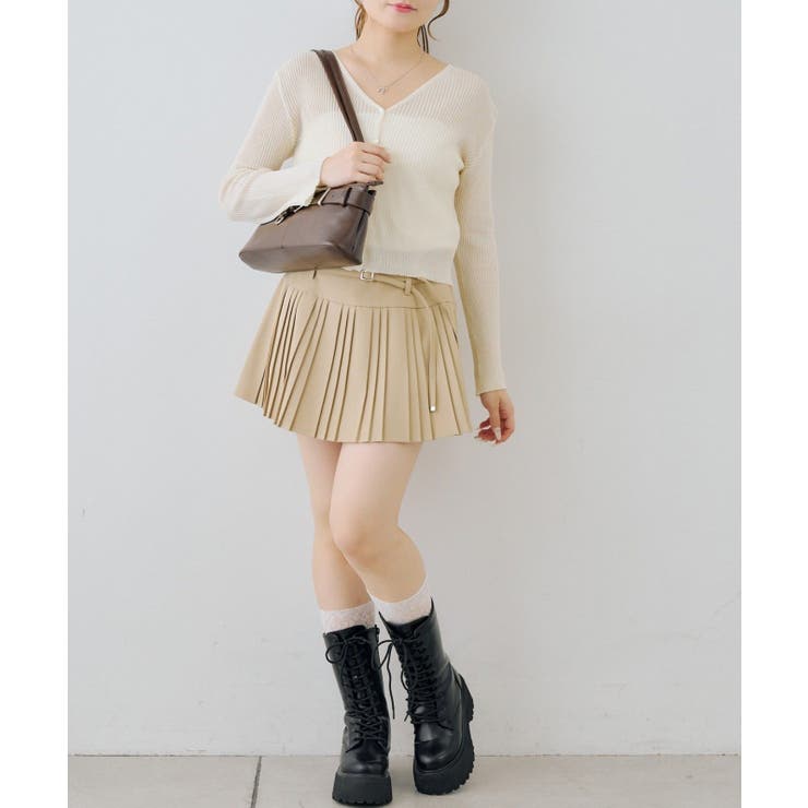 ベルトデザインナローショルダーバッグ | RMAF　NICE CLAUP / OLIVE des OLIVE | 詳細画像7 