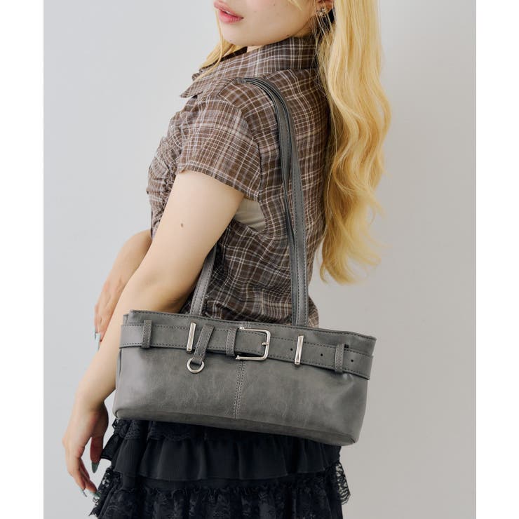 ベルトデザインナローショルダーバッグ | RMAF　NICE CLAUP / OLIVE des OLIVE | 詳細画像10 