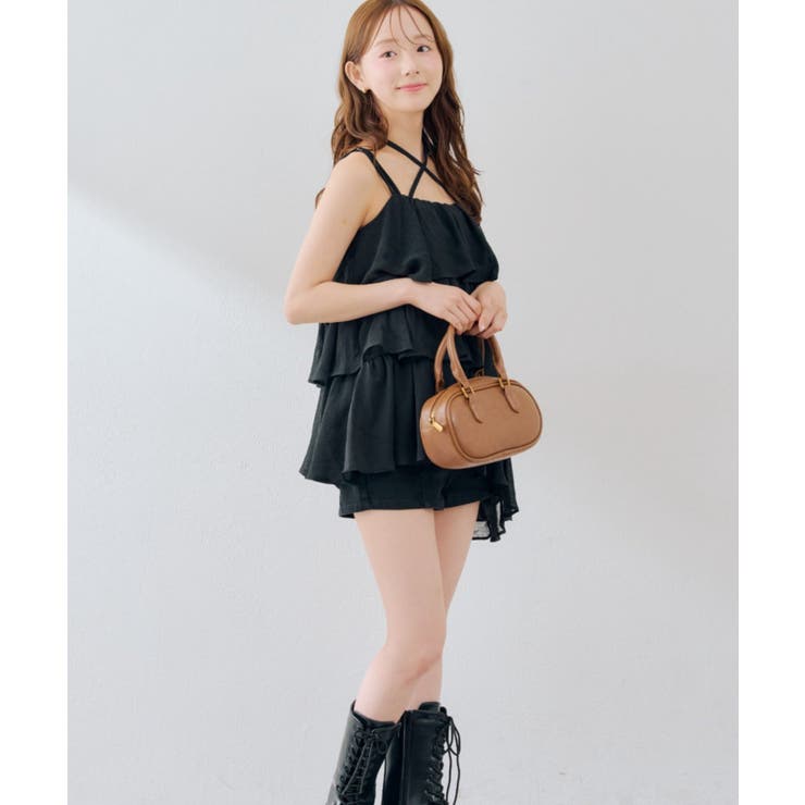 ロゴボストンバッグ | NICE CLAUP / OLIVE des OLIVE　OUTLET | 詳細画像4 