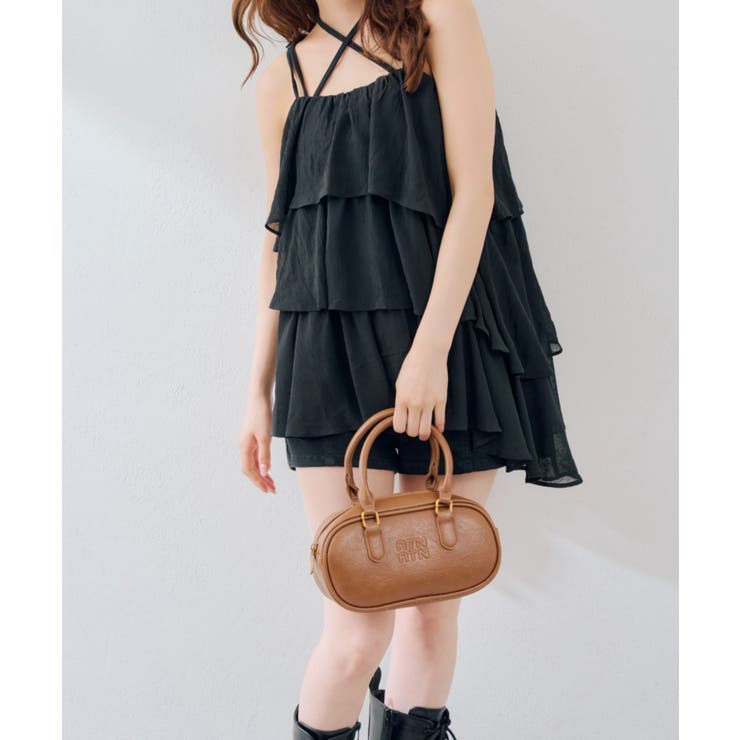 ロゴボストンバッグ | NICE CLAUP / OLIVE des OLIVE　OUTLET | 詳細画像7 