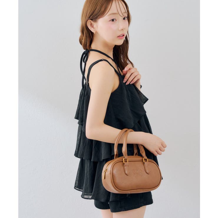 ロゴボストンバッグ | NICE CLAUP / OLIVE des OLIVE　OUTLET | 詳細画像8 