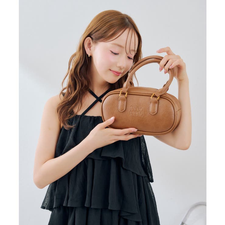 ロゴボストンバッグ | NICE CLAUP / OLIVE des OLIVE　OUTLET | 詳細画像12 