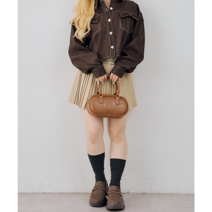 ロゴボストンバッグ | NICE CLAUP / OLIVE des OLIVE　OUTLET | 詳細画像21 